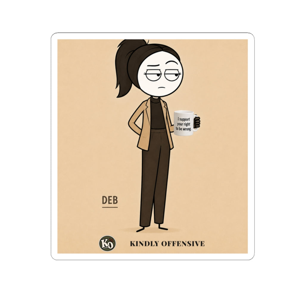 Deb — Kindly Offensive Sticker
