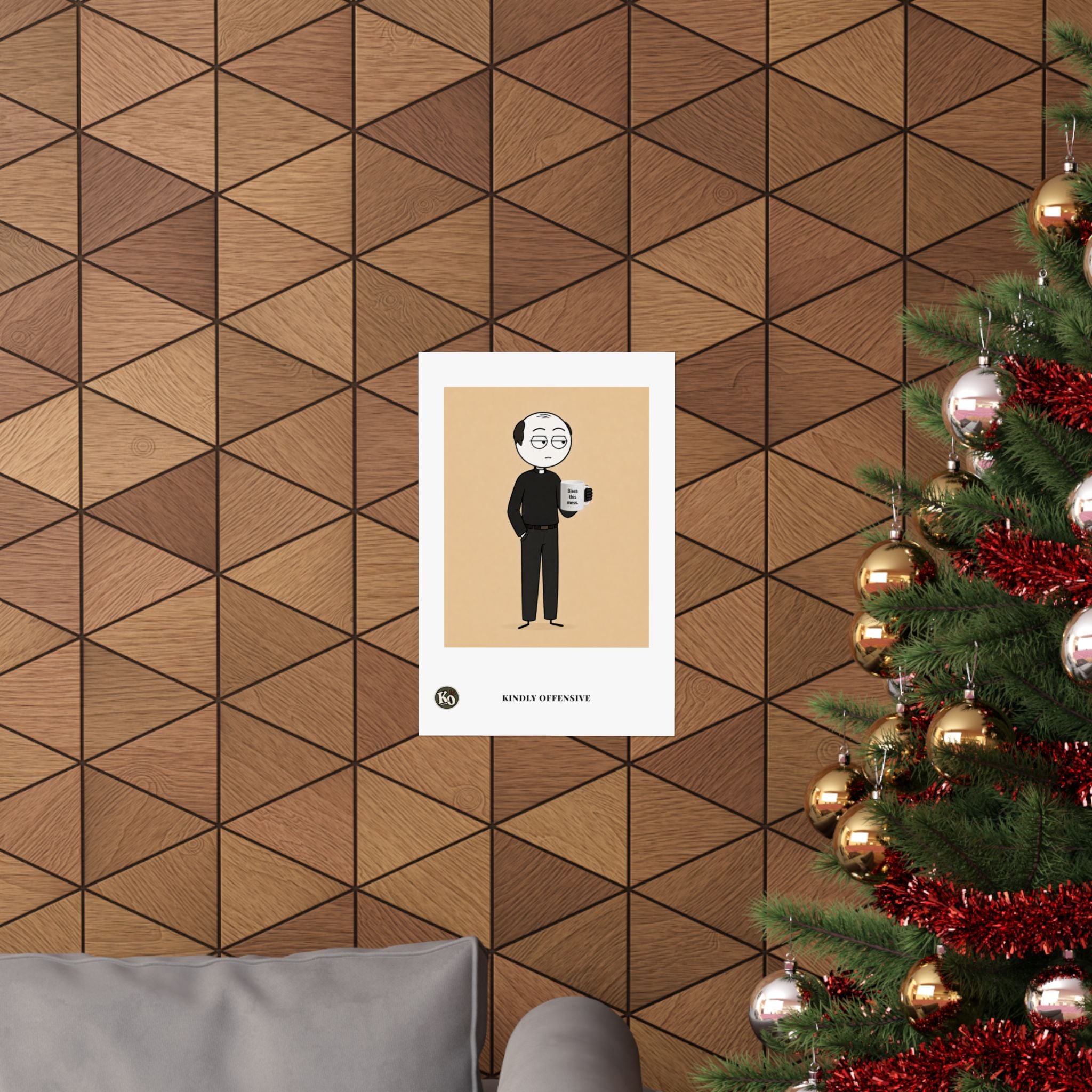 Padre Leo — Kindly Offensive Art Print