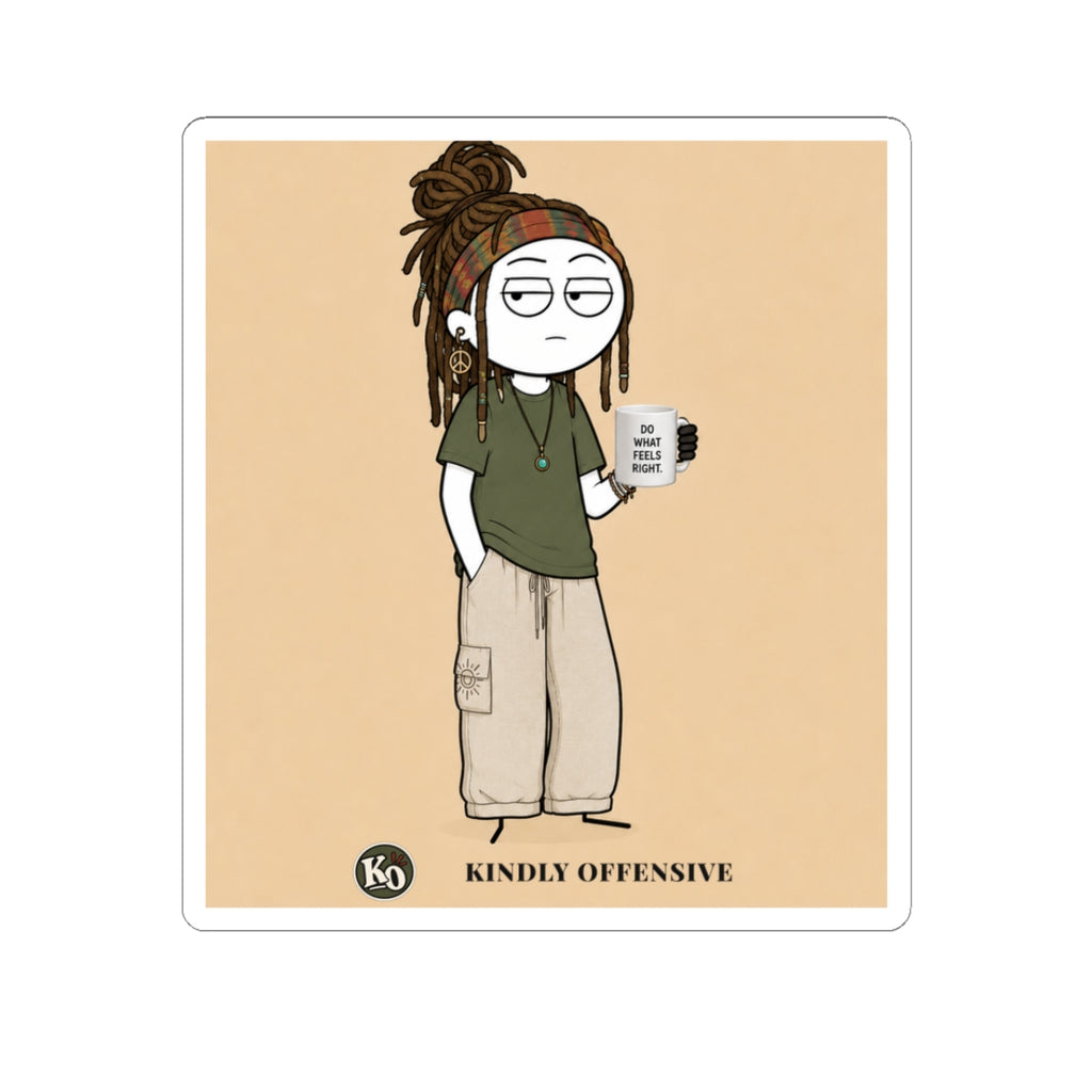 Zia — Kindly Offensive Sticker