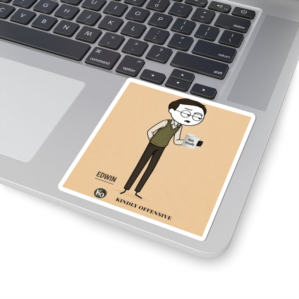 Edwin — Kindly Offensive Sticker