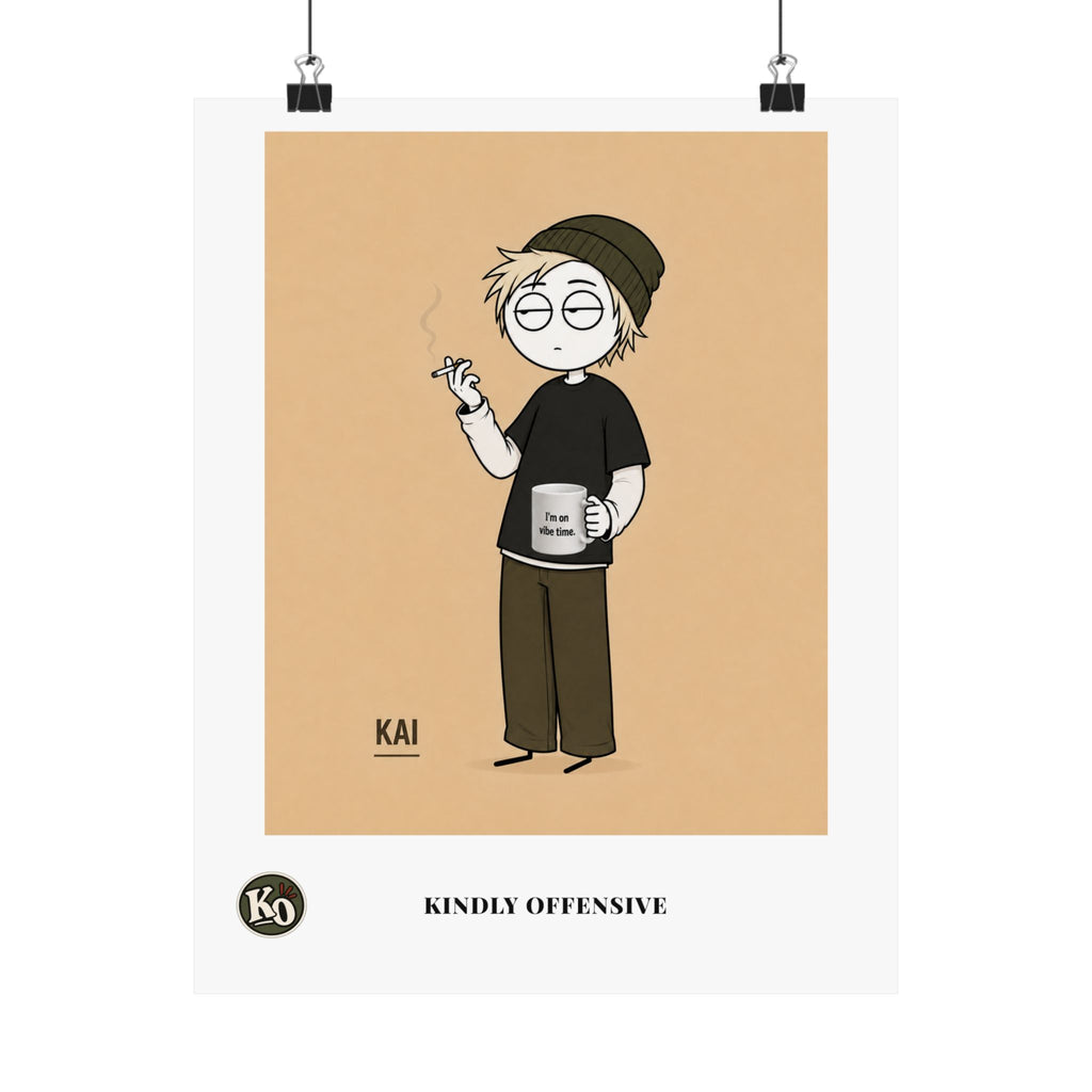 Kai — Kindly Offensive Art Print