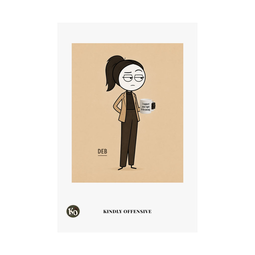 Deb — Kindly Offensive Art Print