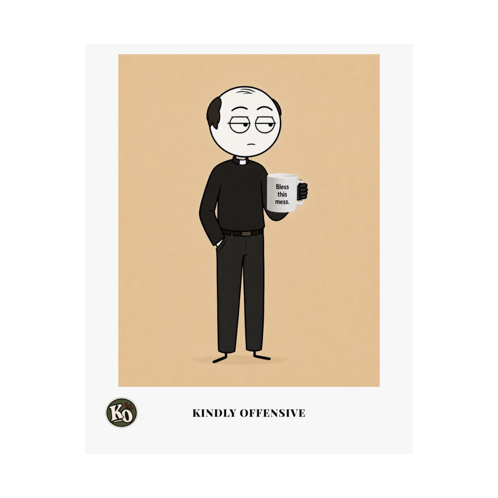 Padre Leo — Kindly Offensive Art Print
