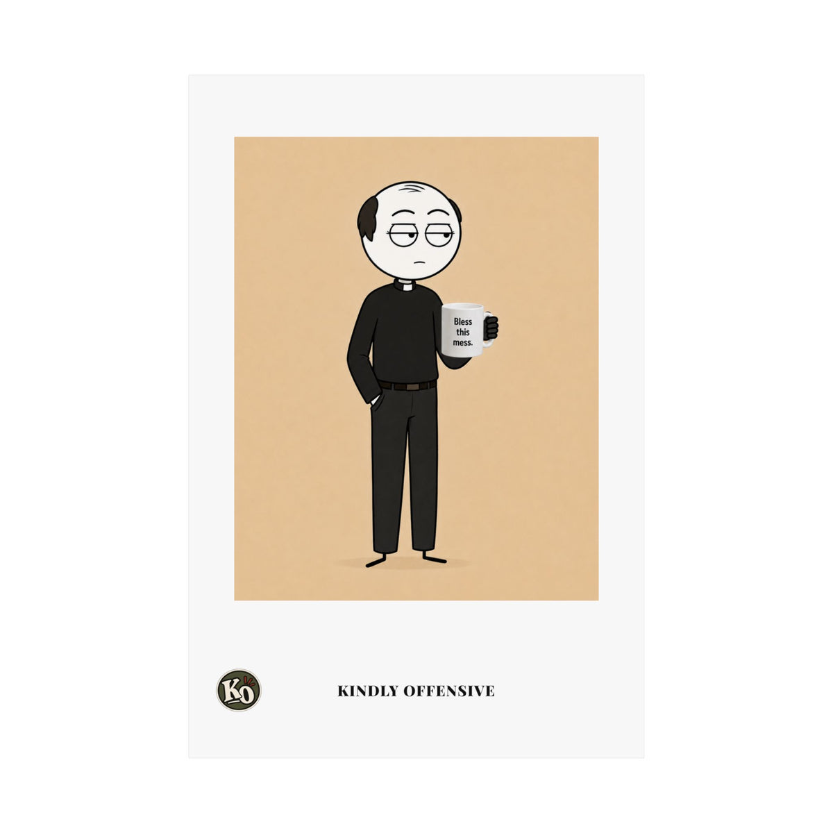 Padre Leo — Kindly Offensive Art Print
