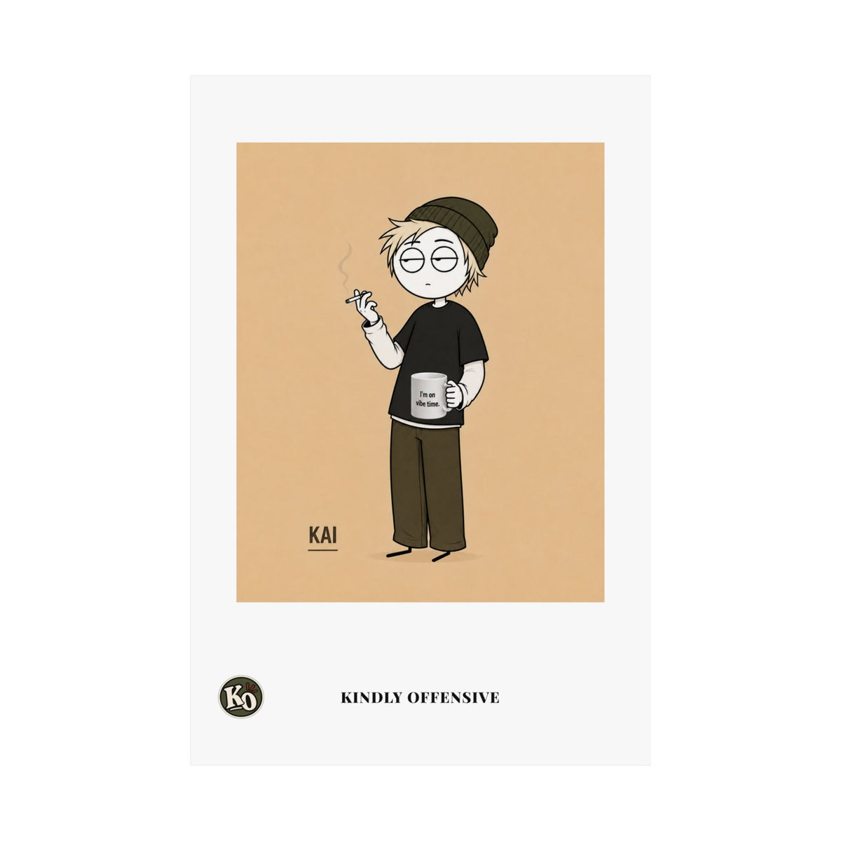 Kai — Kindly Offensive Art Print