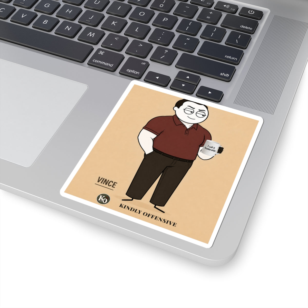 Vince — Kindly Offensive Sticker