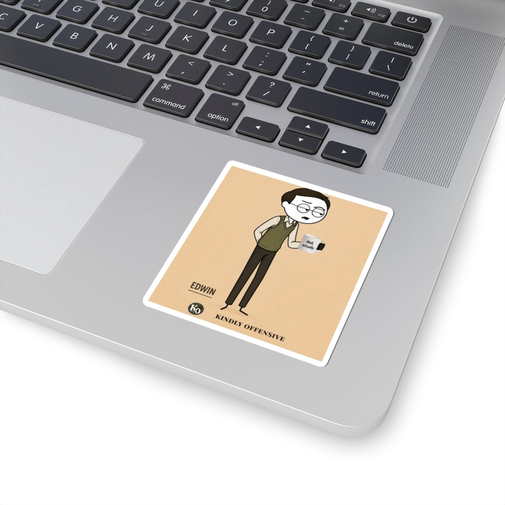 Edwin — Kindly Offensive Sticker