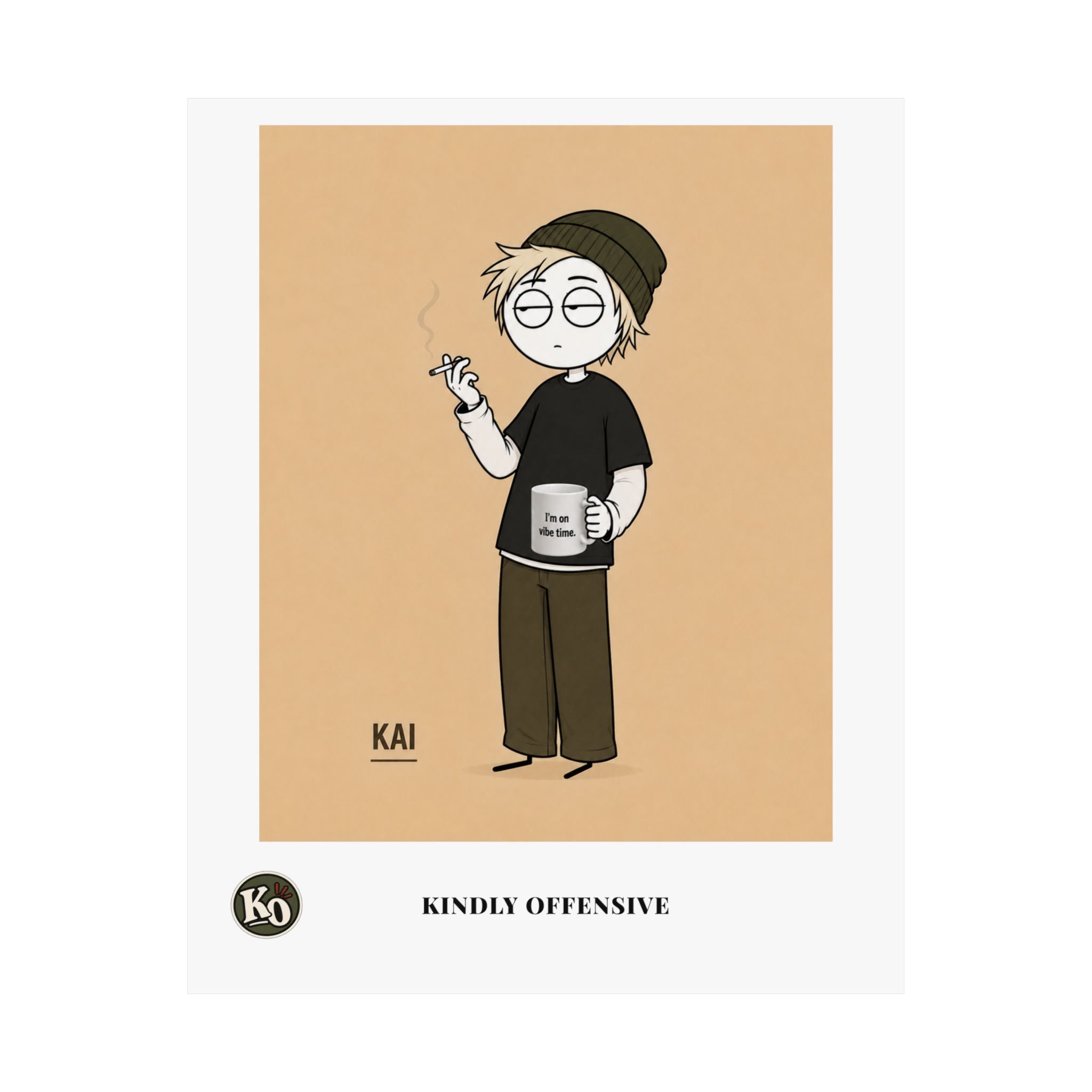 Kai — Kindly Offensive Art Print