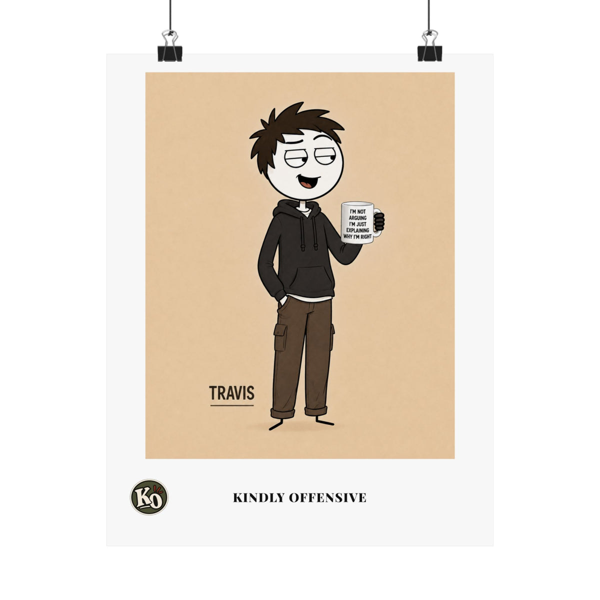 Travis — Kindly Offensive Art Print