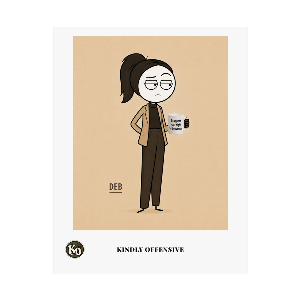 Deb — Kindly Offensive Art Print