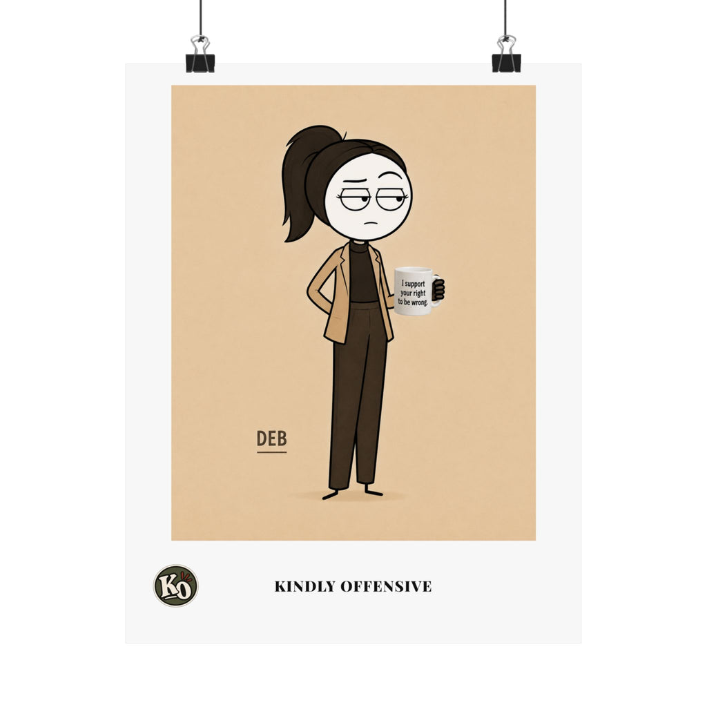 Deb — Kindly Offensive Art Print