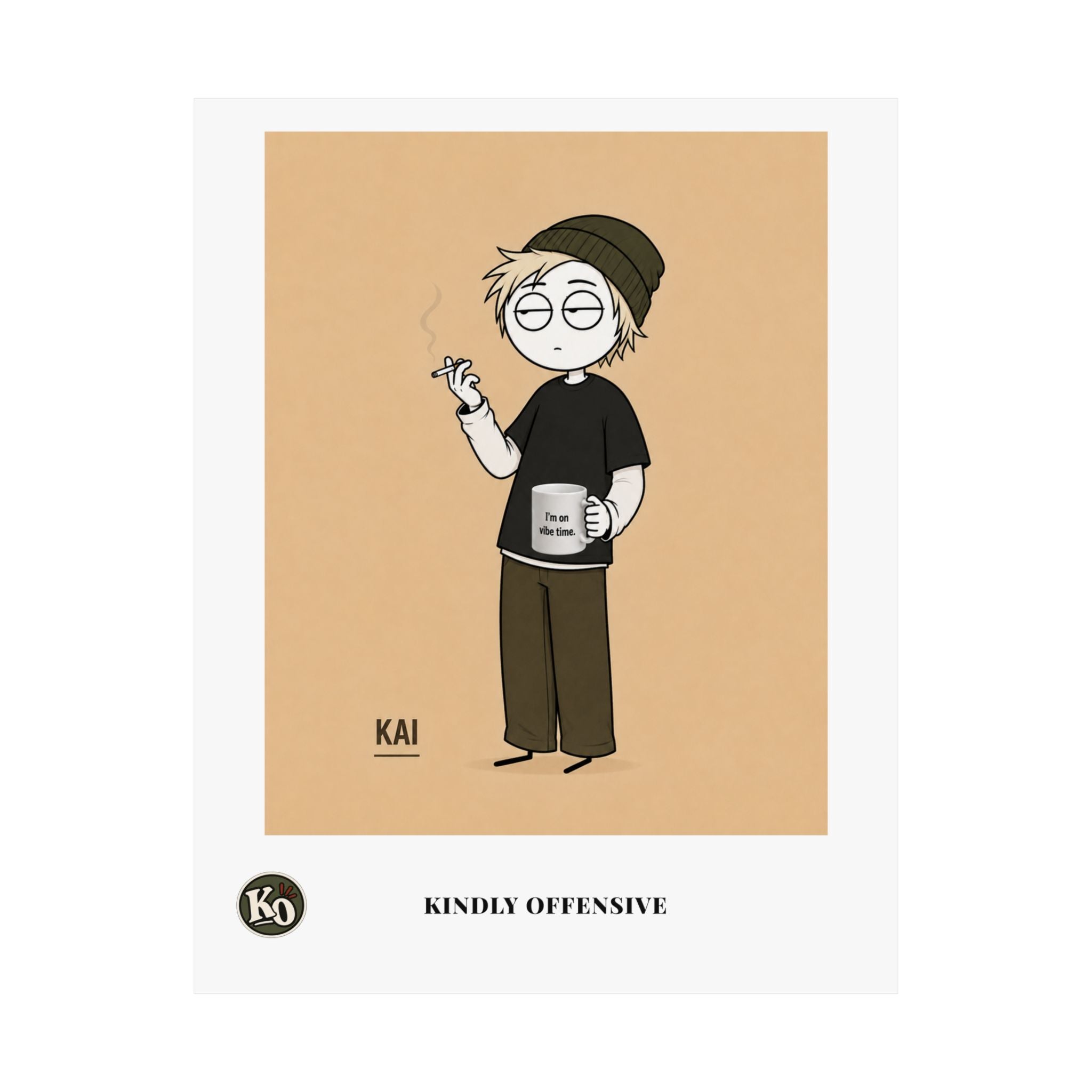 Kai — Kindly Offensive Art Print
